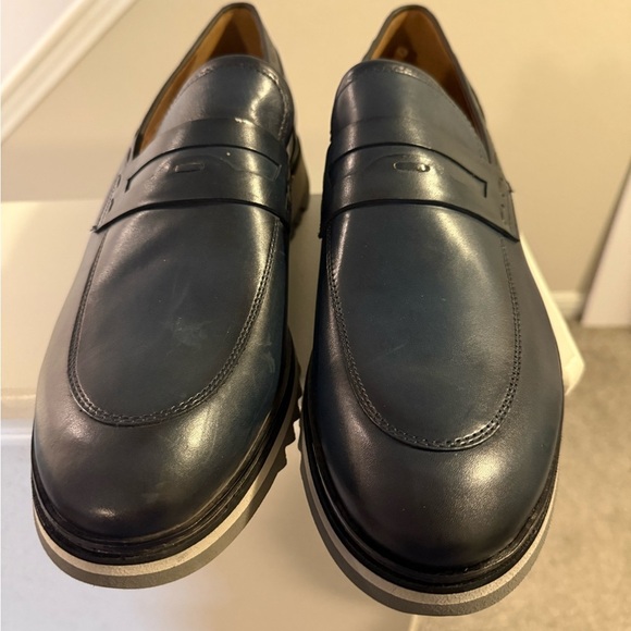 Moral Code Men's Blue Hubert Slip ons Size 13 - Picture 6 of 11